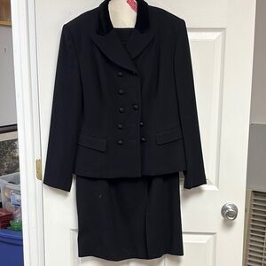 Preston & York Black Blazer and Skirt Set